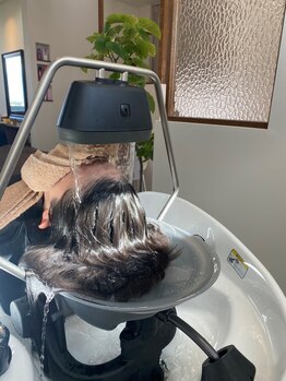 ユーム(U mu)の写真/頭浸浴SPAで極上の癒しをご提供*頭皮の血行を促進し、髪本来の美しさに導きます◎至福の時間をあなたに…。