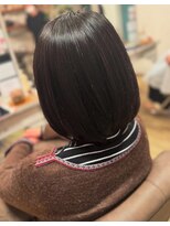 ヘアアトリエ ナイン(hair atelier nine)&nbsp;メルティーカラー/似合わせカット/ウェーブミディアム/福島市