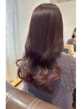 アールサロン 名駅(Rr SALON) 暖色カラー/韓国風巻き/ワインレッド
