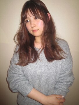 ホテリー(Hotely) ブリーチなし20代セミロングレイヤーイメチェン美髪ワイドバング