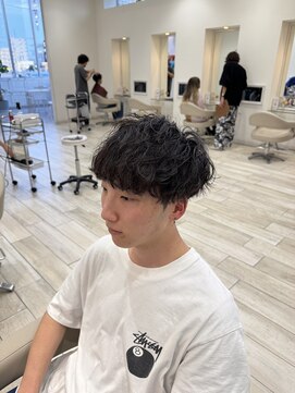 タブー 岐阜店(TABOO) シャドウパーマ　刈り上げマッシュ