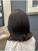 【結べるボブ】ホワイトグレージュ/ミニウルフ/中島/鎌取