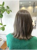 ブリーチなしオリーブベージュ