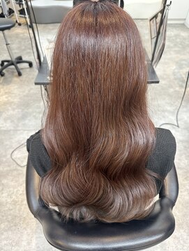 スティル カラン(STILL calin) 【佐々木】ブリーチなしで作るピンクブラウンカラー