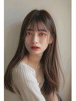 ルアナ(Luana)&nbsp;ナチュラルストレートシアンベージュスタイル