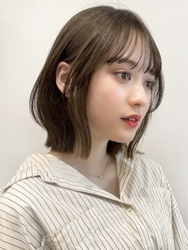 セイドット リー(Say. Ree) say.ボブミニボブくびれボブレイヤーボブダークレッド暗めカラー