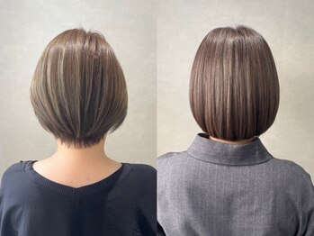 エストレーラ(estrela)の写真/白髪を隠すのではなく“魅せる”時代へ。白髪ぼかし×ハイライトで、自然な立体感と透明感を♪