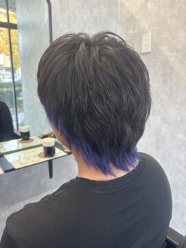 ブルーパープルインナーカラー