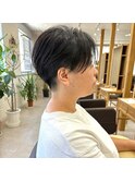 ハンサムショート/ダークブルー/平塚ショート/刈り上げショート