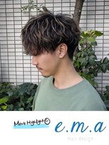 エマヘアデザイン(e.m.a Hair design) メンズハイライト
