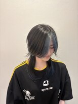 ホーミーキョウト(Homey Kyoto)&nbsp;黒髪ベースに映えるブルー☆
