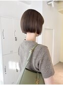 20代30代40代　ミニボブ/ミルクティーブロンド