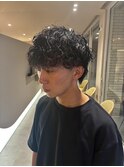 men's波巻きパーマ