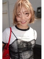 ヘアメイク エイト キリシマ(hair make No.8 kirishima)&nbsp;レイヤーボブ+ローライト+ハイトーンカラー