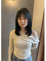 カノエ 松江東津田店(canoe)&nbsp;レイヤーカット×オリーブカラー