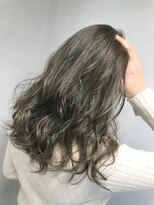 アジールヘア 東上野店(agir hair)&nbsp;大人かっこいいハイライトグレージュ【上野/東上野】