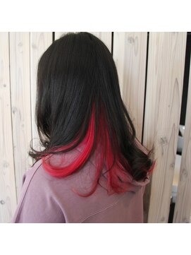 ピンクインナーカラー L レイ Hair Design A Ley のヘアカタログ ホットペッパービューティー