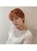 【kicca】ショートヘア×オレンジベージュ