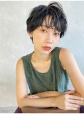 マッシュショート×ブルーグレージュ【大人かわいい】06