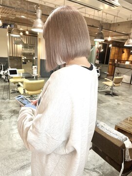 キーン 立川店(keen) 【keen×刈谷】タッセルボブ×ミルクティーベージュ