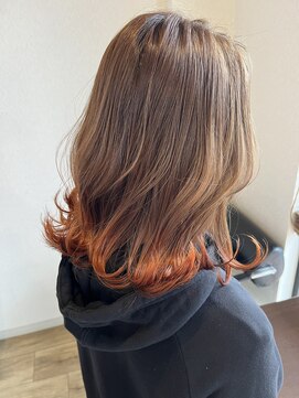 美容室 ルアル 市原市八幡宿店(Luar) オレンジテール〇