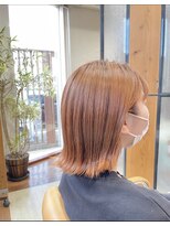 セラヴィ ペールオレンジベージュ×外ハネボブ