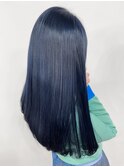 【MASAYA】ネイビーブルー×髪質改善トリートメント×モードヘア