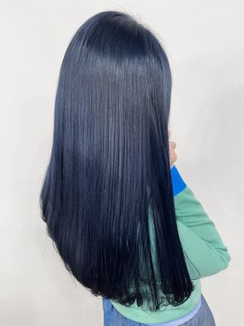 オル(Olu) 【MASAYA】ネイビーブルー×髪質改善トリートメント×モードヘア