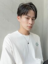 ケアリー 成増(Carelly) ツイストパーマ七三オールバックマッシュウルフスリークショート