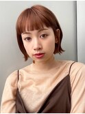 小顔カット　外ハネボブ　20代30代40代
