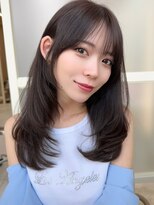 アフロートリノ(AFLOAT Leino)&nbsp;大人可愛い似合わせ小顔ヘア　レイヤーカット　透け感カラー#