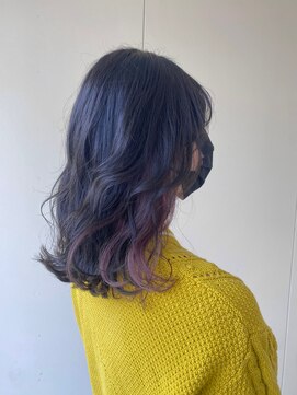 カシェ リタ ヘアー(CACHE'&RITA HAIR) イヤリングカラー◯オリーブグレージュ◯ピンク