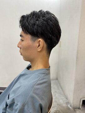 ソイクフ(SOY KUFU) MEN’S HAIR カルマパーマのアッシュブラック