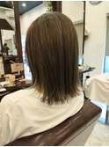 ピスタチオカラー+髪質改善