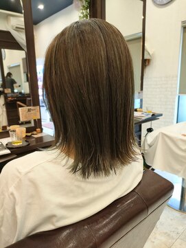 アエラ(aera) ピスタチオカラー+髪質改善