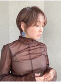 ショート×顔周り×美髪×前髪×イメチェン×耳かけ×マッシュ