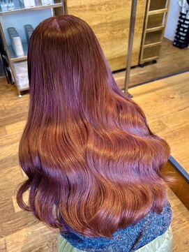 シェノン 表参道(CHAINON) ふんわりピンクカラー