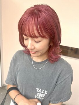リールヘアー 大野城店(rire hair) pink hair☆
