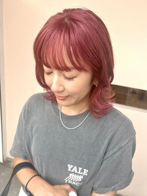 pink hair☆