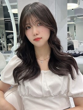 レディアル 渋谷(REDEAL) レイヤーカットワンホンヘア韓国ヘア艶カラー