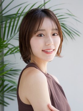 エインアンリー 表参道(AIN.ANLY.) 前髪あり外はねショートボブ20代30代40代【AIN.表参道】小田恭平