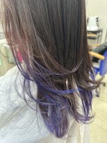 スギモト 上尾店(SUGIMOTO)&nbsp;[SUGIMOTO/上尾店]ロング裾カラー×バイオレットブルー