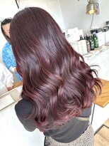 アーブル ヘアーアンドメイク(ARBRE) ピンクブリーチダブルカラーハイライトレイヤーカット