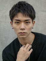 安掛style束感おしゃれ刈り上げショートアップバング