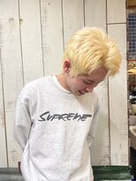 アンドピース and peace 金髪スパイキーショート