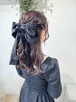 ゼスト 中野店(ZEST)&nbsp;【ZEST中野/KOTOMI】ハーフアップアレンジ/お呼ばれヘア