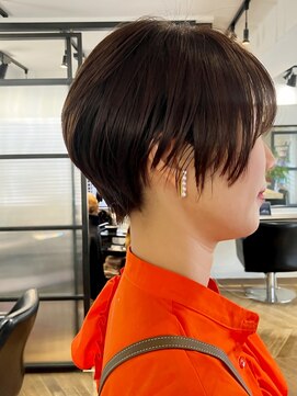 ファイブシーン アオヤマ(5SCENE AOYAMA) ショートパーマショートカット前髪あり前髪なし20代30代40代