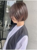 ニュートラルアッシュ/大人ボブ