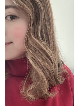 モデスト(modeste) 巻いても可愛い!筋感ハイライト!