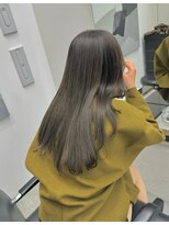 ガリカ 大名(Gallica)&nbsp;髪質改善カットブリーチなしダブルカラーオリーブグレー